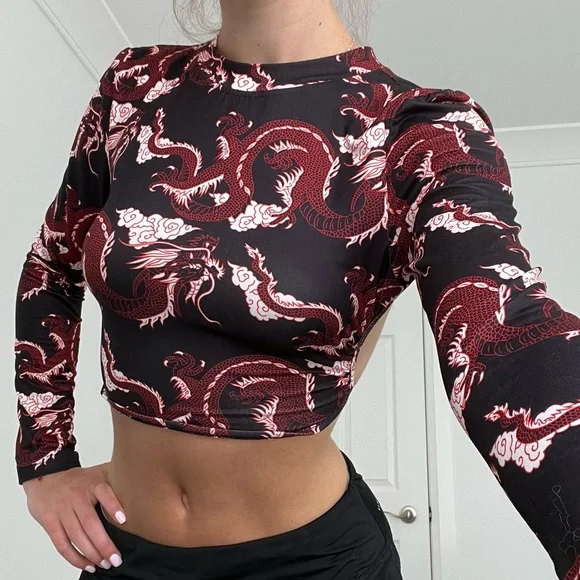 Backless long sleeve - Picture 2 of 3